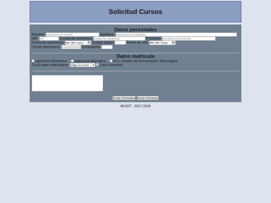 forms screenshot