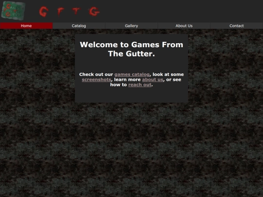 Games From The Gutter/home screenshot