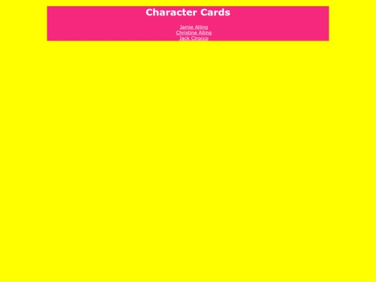 CharacterCards screenshot