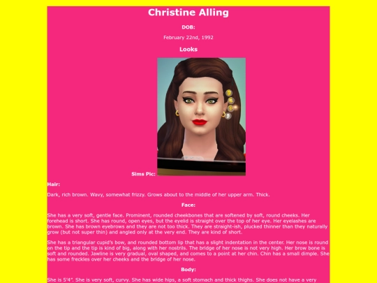 ChristineAlling screenshot