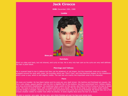 JackCirocco screenshot