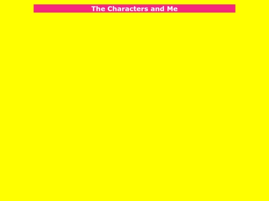 TheCharactersandMe screenshot