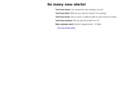 Textmessages screenshot