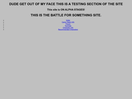 index-testing screenshot