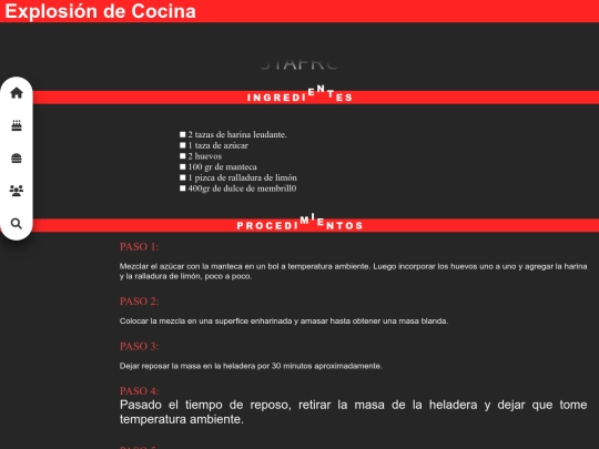 pos/pastafrola screenshot