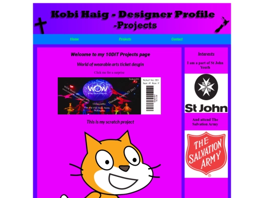 Projects screenshot