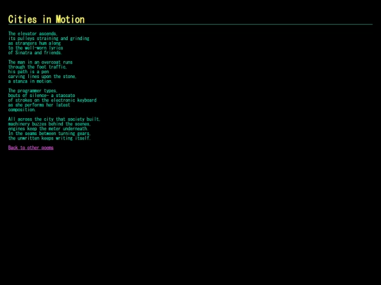 poems/cities-in-motion screenshot