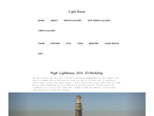 lighthouse screenshot