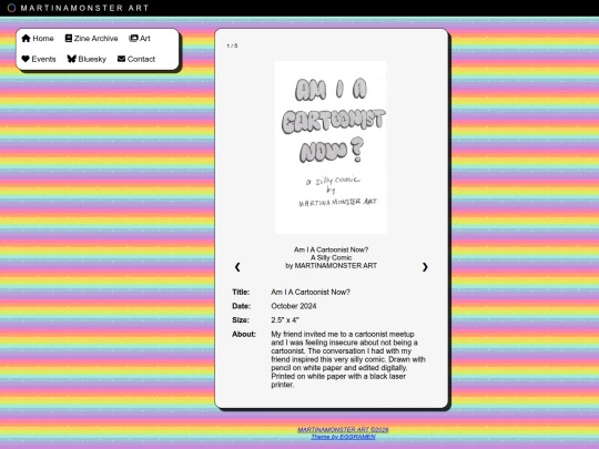 zine-am-i-cartoonist screenshot