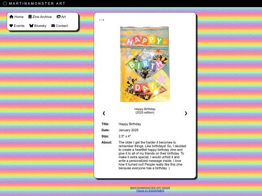 zine-hbd-2025 screenshot