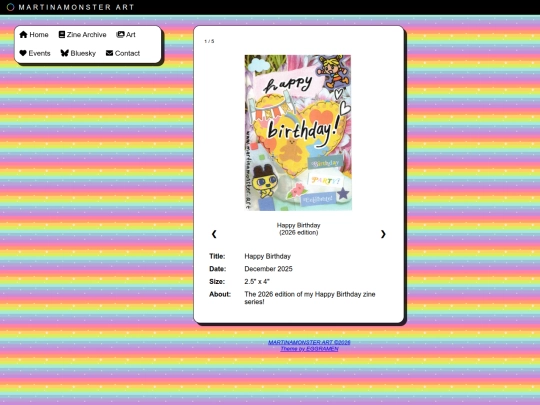 zine-hbd-2026 screenshot