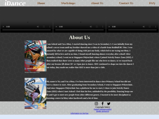 iDanceAboutUs screenshot