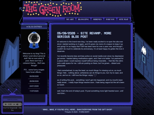 blog screenshot