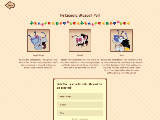 petzcadia/mascotpoll screenshot