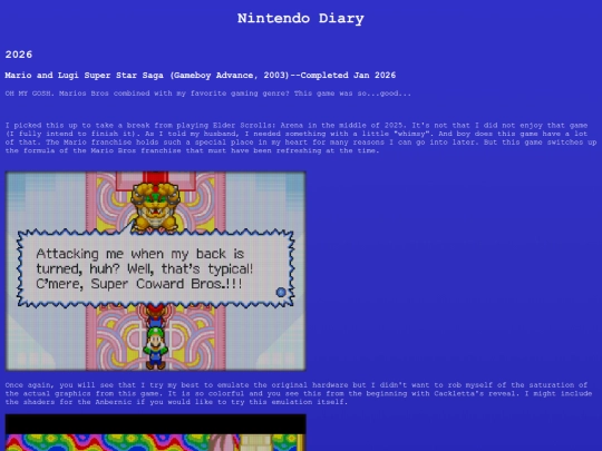 nintendodiary screenshot