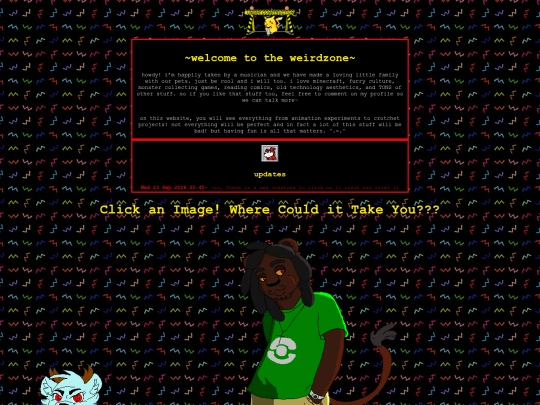 welcomepage screenshot