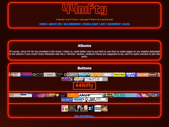 music/album-pages screenshot