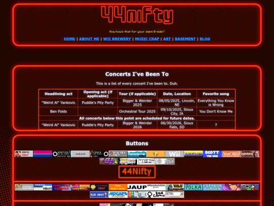 music/concerts screenshot