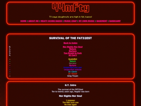music/regdar-and-the-fighters/annotated/survival-of-the-fat32est screenshot
