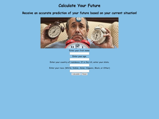 lifecalculator screenshot