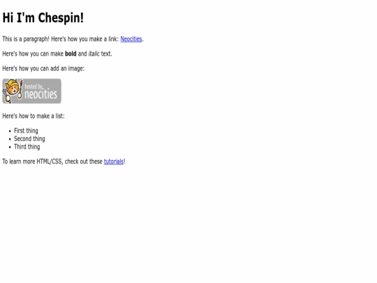 index screenshot