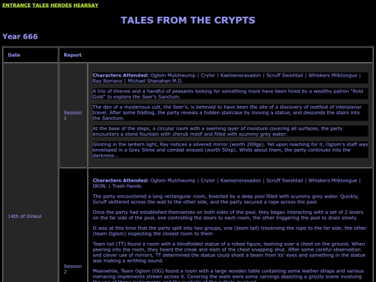 adventure_reports screenshot