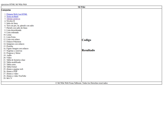 Mi Wiki/Mi Wiki/Wiki-Web screenshot