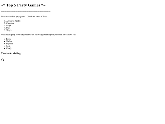 test screenshot
