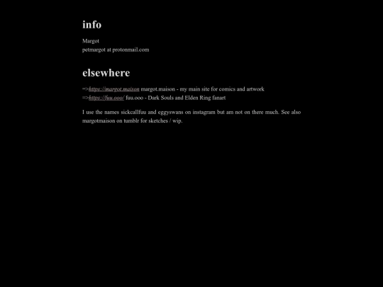 info screenshot