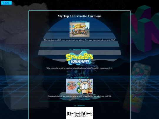 boards/cartoons/favcar screenshot