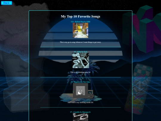 boards/music/favsongs screenshot