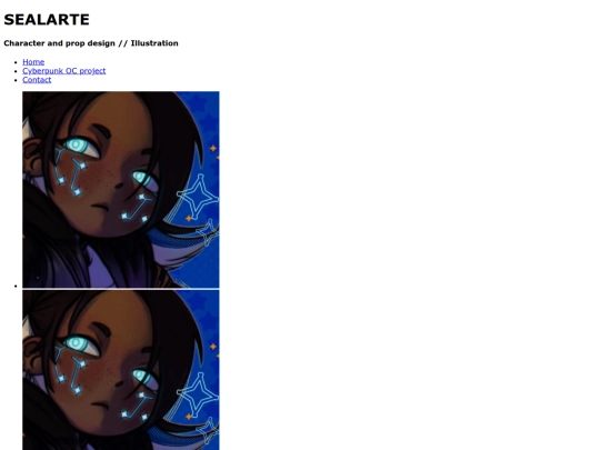 CyberpunkOC/illustrations screenshot