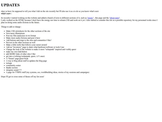 updates screenshot