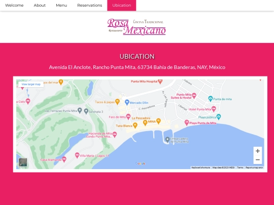 Restaurante/ubication screenshot