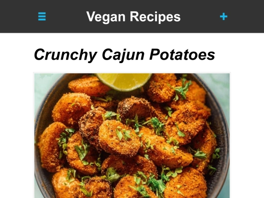 cajun-potatoes screenshot