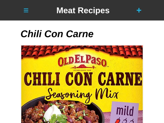 chili-con-carne screenshot