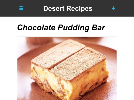 chocolate-pudding-bar screenshot