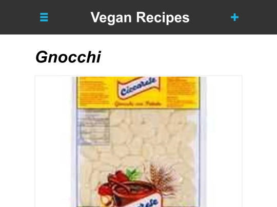 gnocchi screenshot