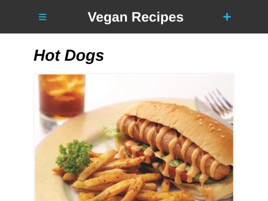 hot-dogs-vegan screenshot