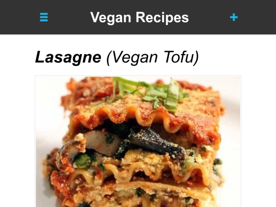 lasagne-vegan-tofu screenshot