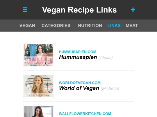 links screenshot