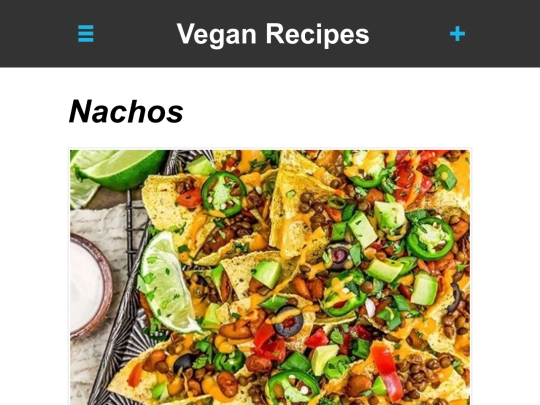 nachos-vegan screenshot