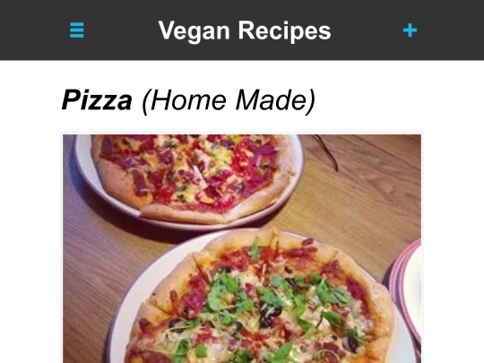 pizza-vegan screenshot