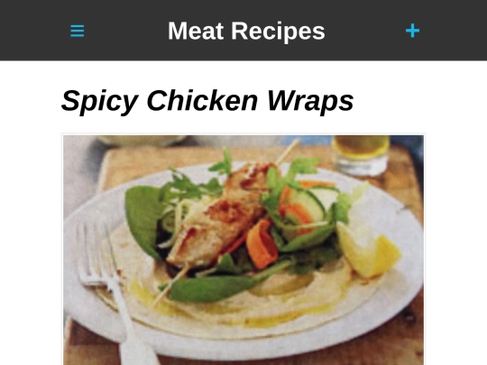 spicy-chicken-wraps screenshot