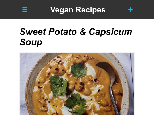 sweet-potato-capsicum-soup screenshot