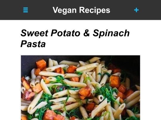 sweet-potato-pasta screenshot