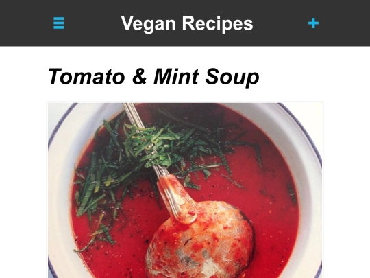 tomato-mint-soup screenshot