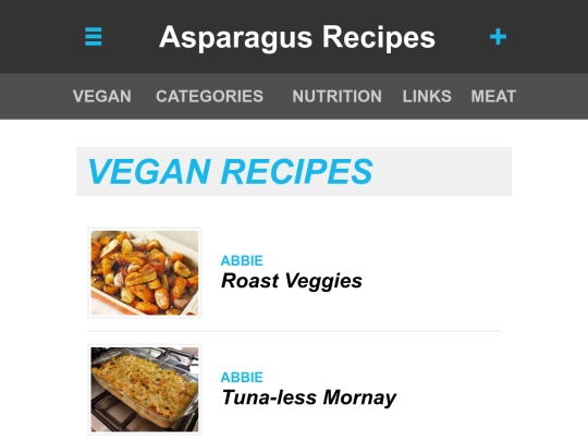 xx-asparagus screenshot