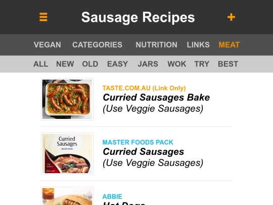 xx-sausages screenshot