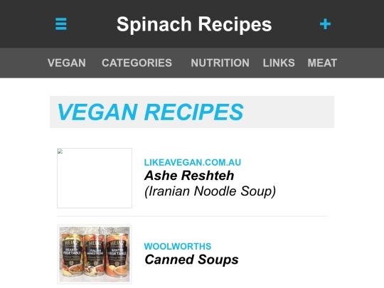 xx-spinach screenshot
